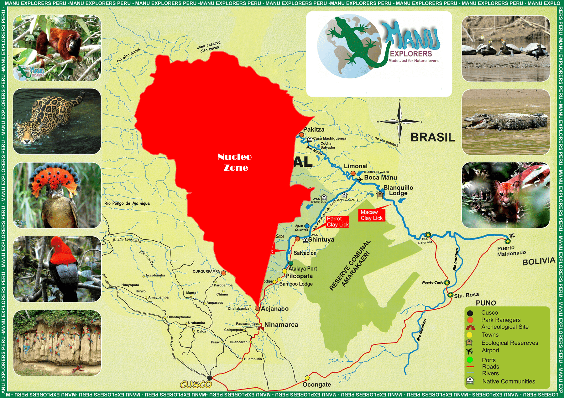 Manu Nucleo Zone Map 